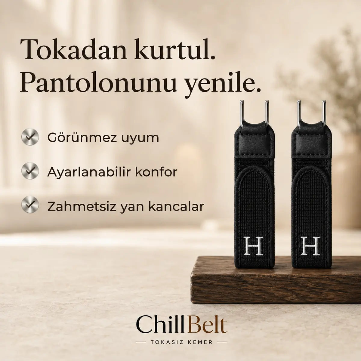 ChillBelt™ Premium Tokasız Kemer